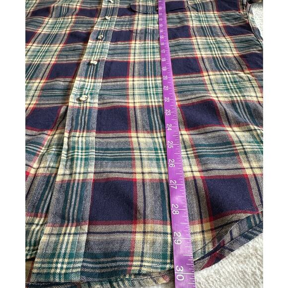 Viyella by Gant Plaid Wool Blend Button Down, Size L - Picture 5 of 5